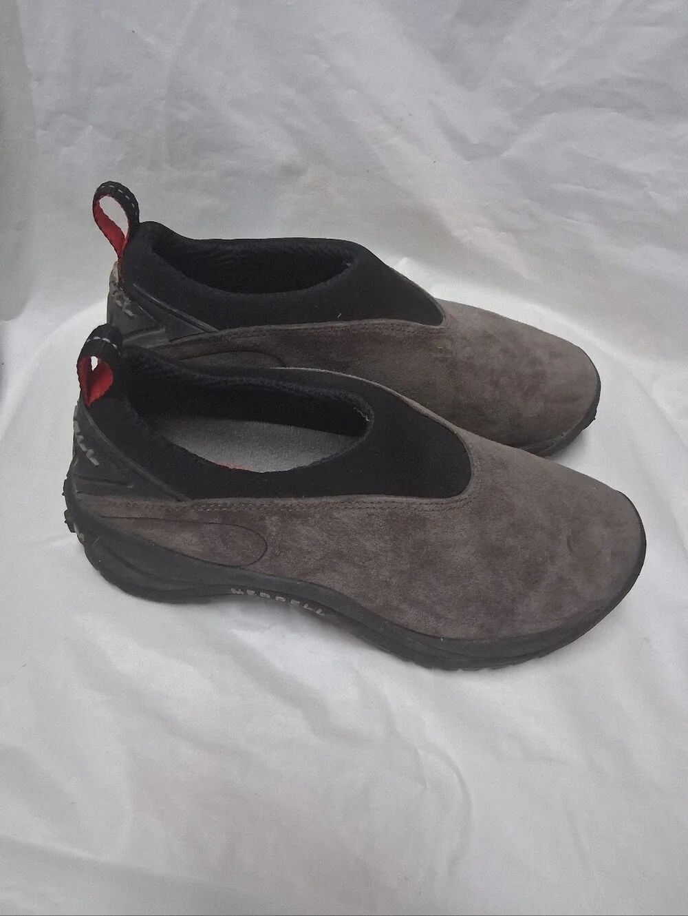 Vintage Merrell Women's 7 Suede Orbit Mocs Clogs Preowned